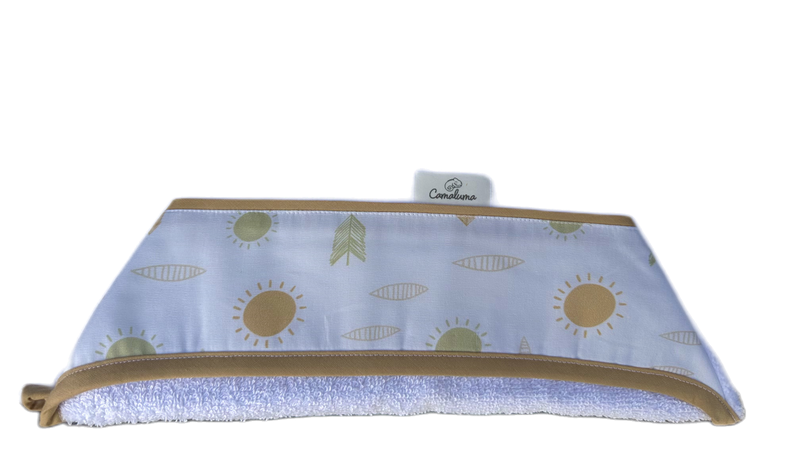 Toalha de Banho com Capuz — Bege Sol