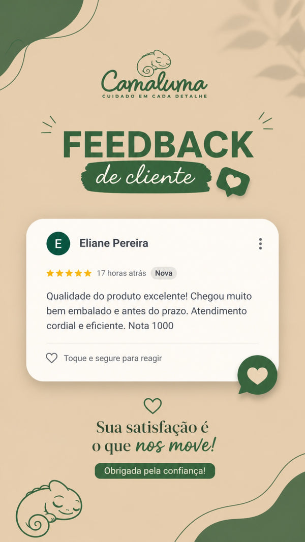 Avaliação 5 estrelas no Google